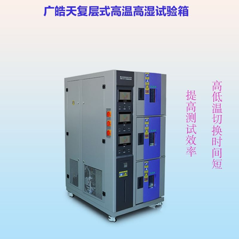 空间翻倍，效率倍增｜广皓天双层式恒温恒湿试验箱